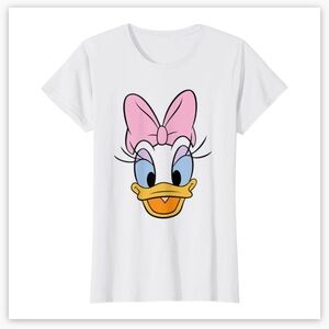 Daisy Duck White Cotton T-Shirt Women’s Disney World Disneyland New NWT XL